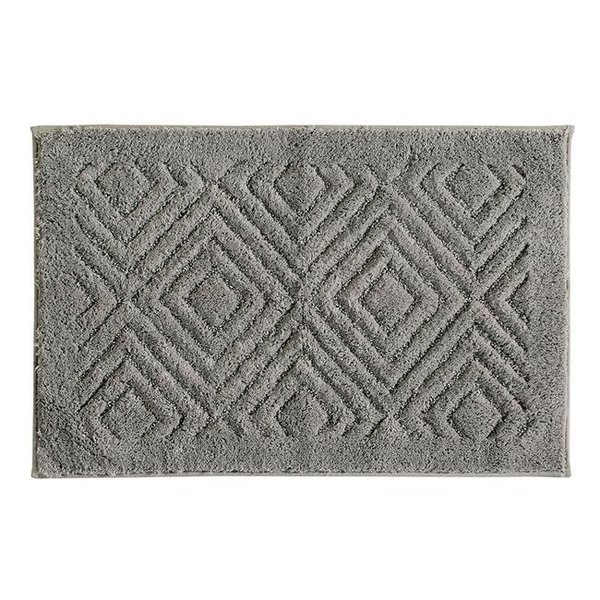Better Trends Better Trends 2PC2030GRY Trier Bath Rug; Grey - 2 Piece 2PC2030GRY